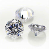 Moissanite Round DEF Color CVD VVS1 2 mm Size 1 Stones Synthetic Loose Gemstone